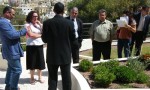  participants on the green roof with the PM